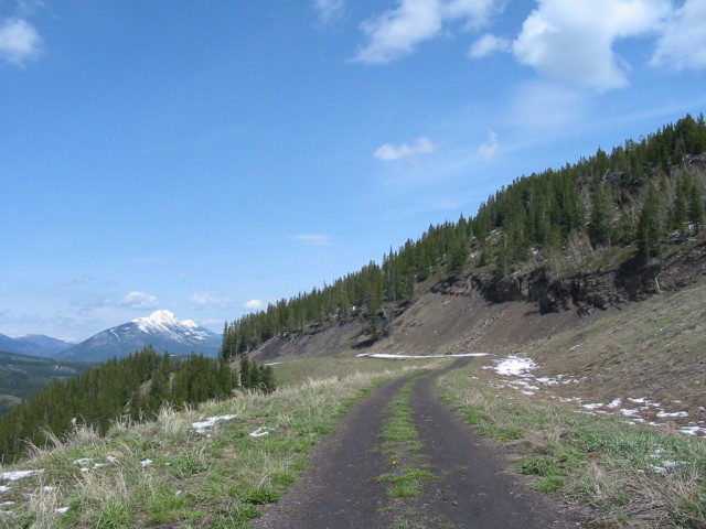 Tent Mountain mine road