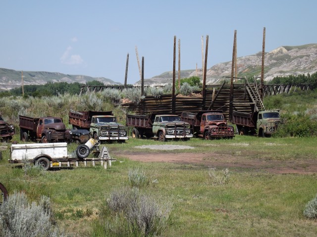Old trucks Atlas Mine