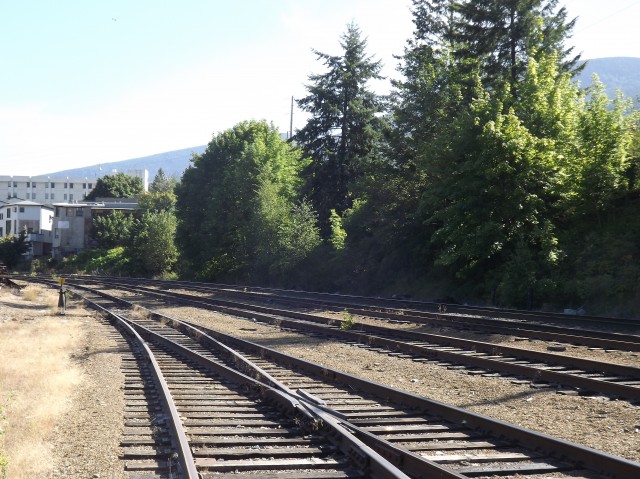 Nelson BC rail yards 2012