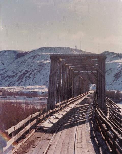 East Coulee Bridge 1970s