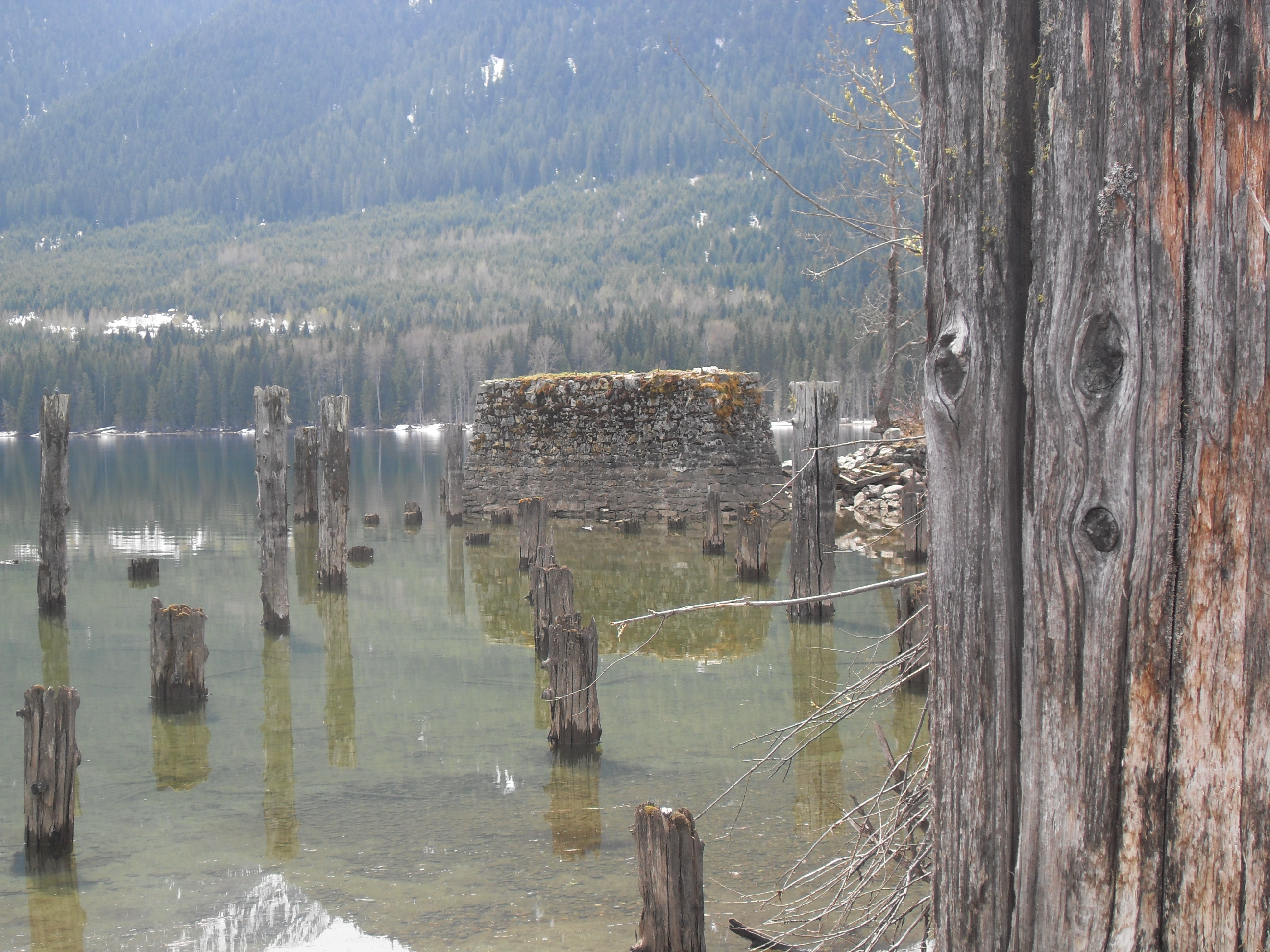 Ore docks Trout Lake BC