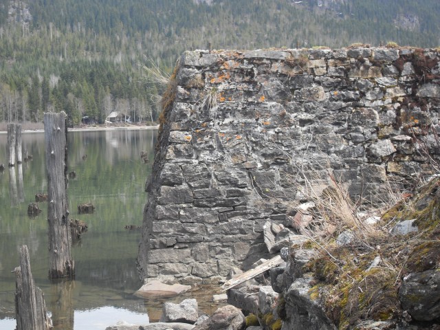 Trout Lake BC ore docks