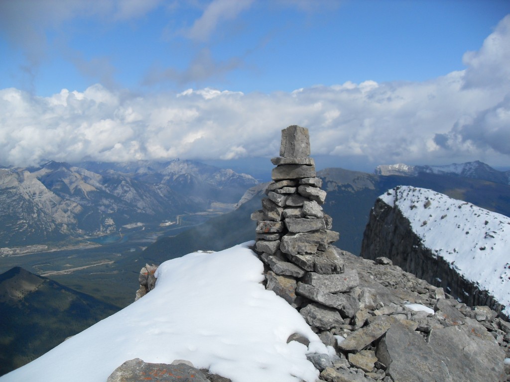 Windtower summit cairn