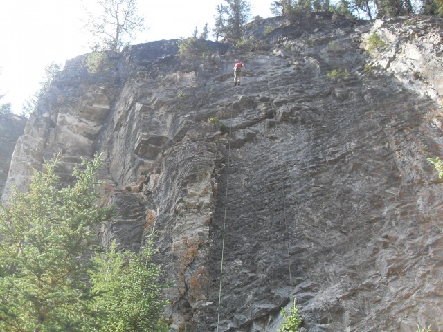 Cougar Creek climbers