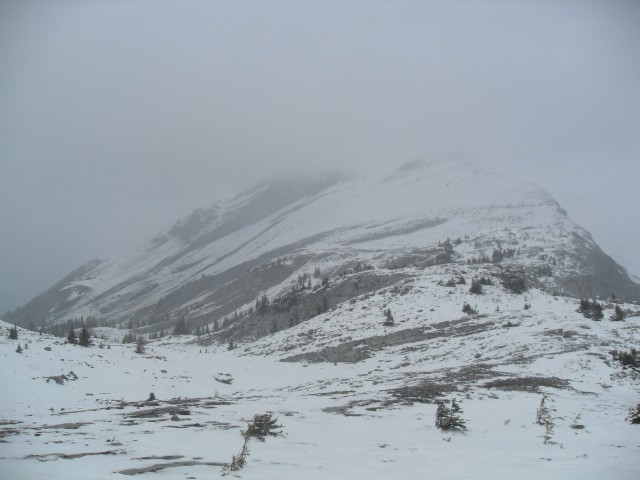 Burstall Pass Snow Peak