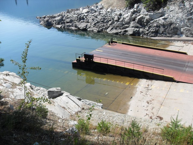 Shelter Bay ferry ramp