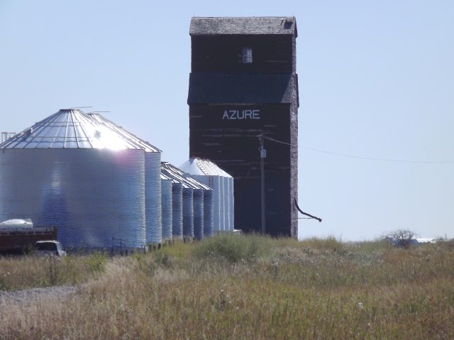 Azure grain elevator