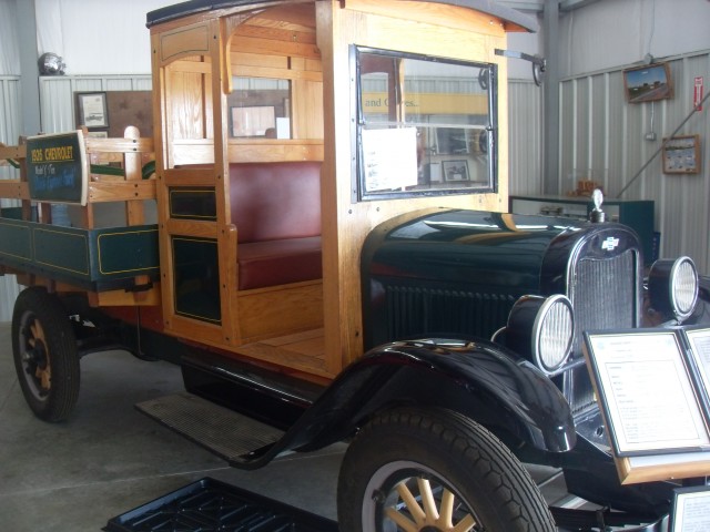 Wooden cab Chevrolet truck