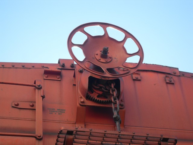 Freight car brake wheel