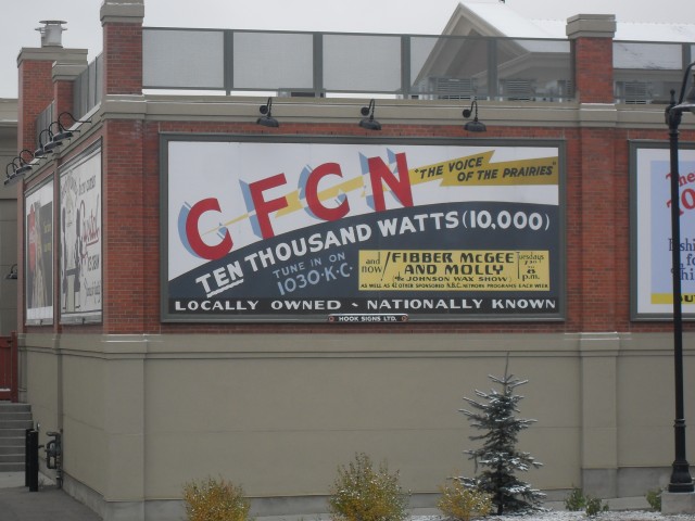 CFCN Radio sign