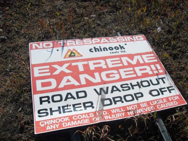Chinook Coals sign