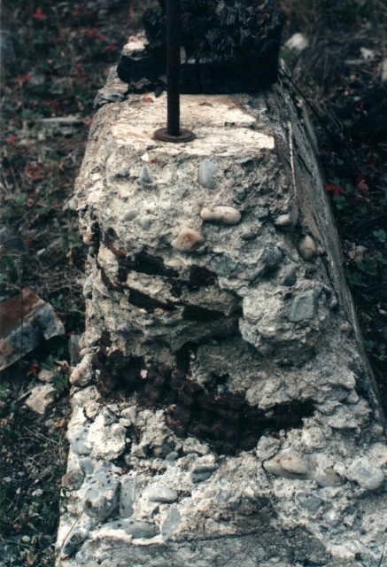 Concrete ruins Lumberton BC