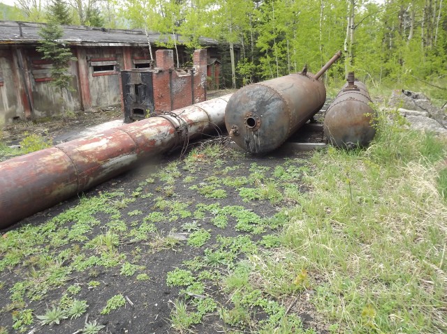 Old tanks Greenhill Mine