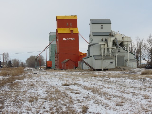 Nanton AB grain elevators