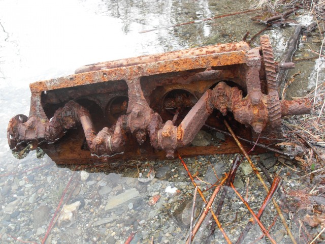 Old engine Gerrard BC
