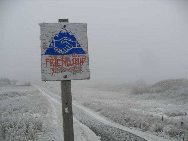 Friendship Trail sign