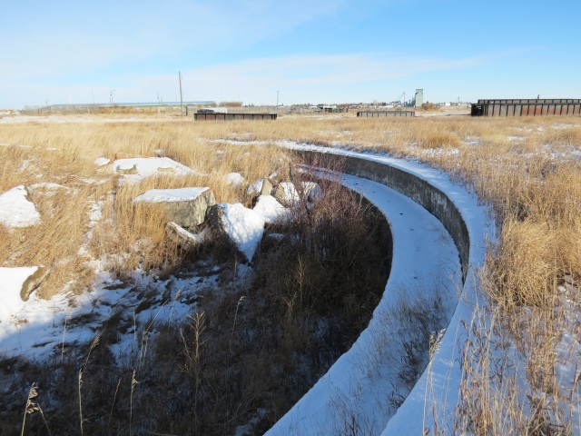 Ft MacLeod Turntable remains