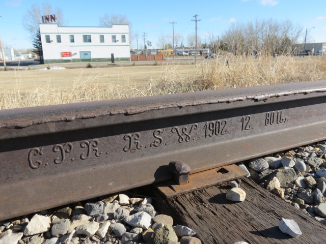 Old rail Champion Alberta