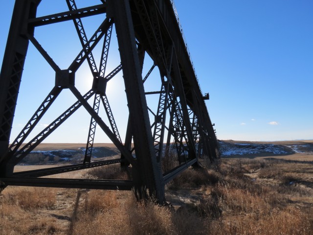Monarch Alberta railway bridge