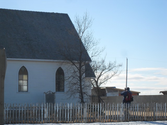 Church in Carmangay Alberta