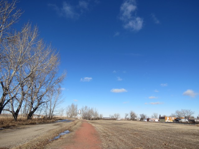 Carmangay Alberta pathway