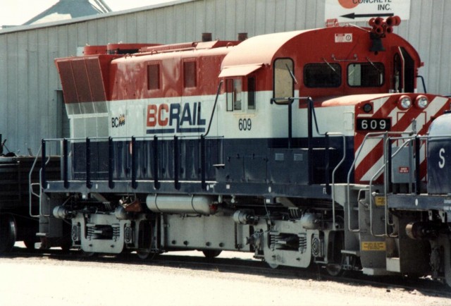 BC Rail locomotive 609