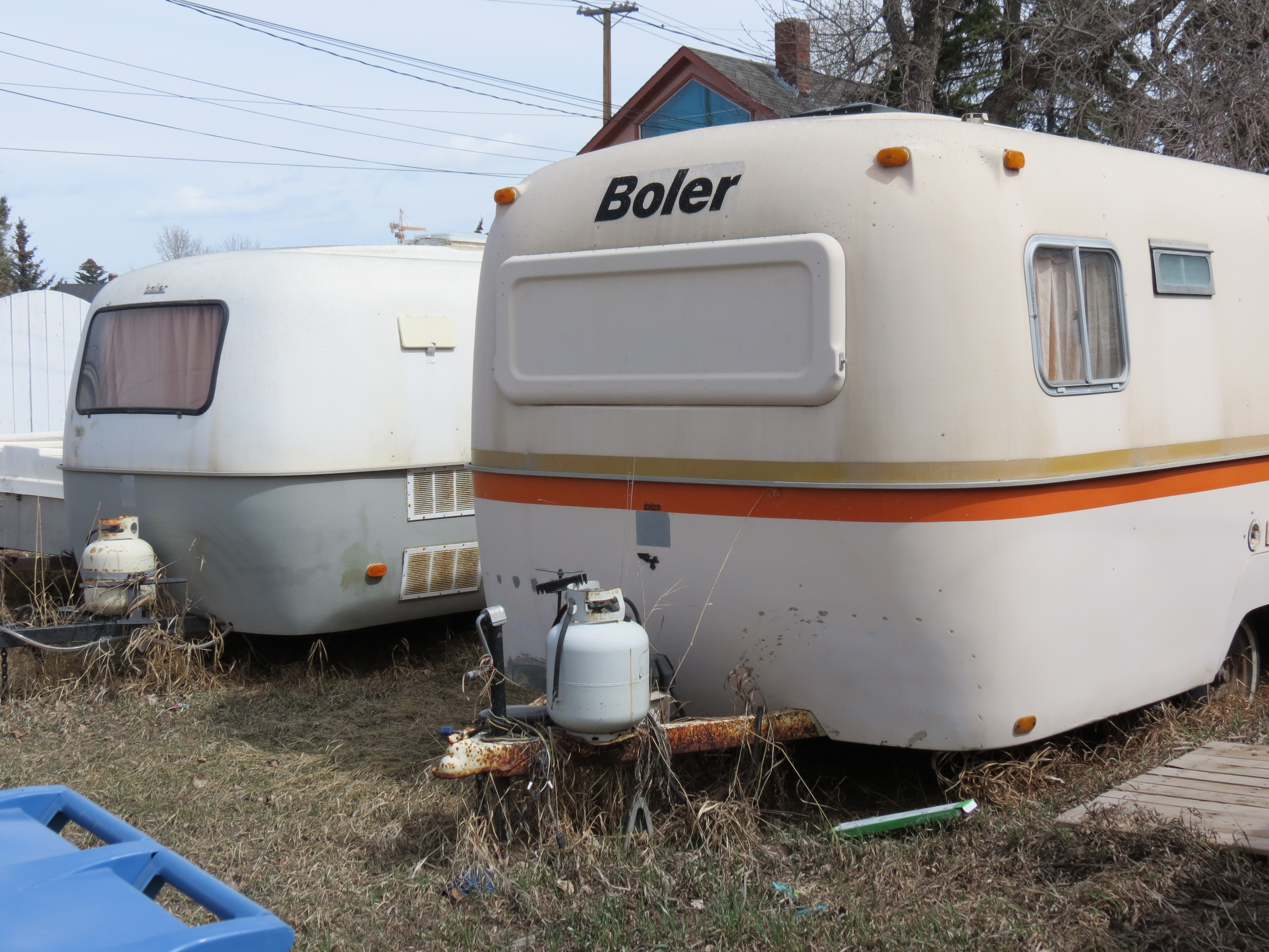 Pair of Boler trailers