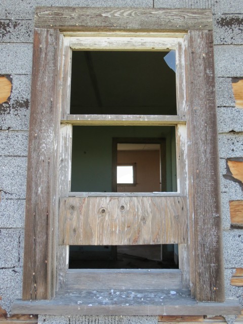 Old farm house window