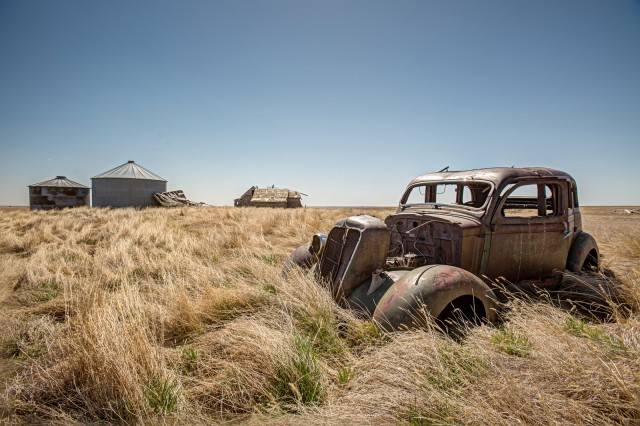 Abandoned 1935 Plymouth 