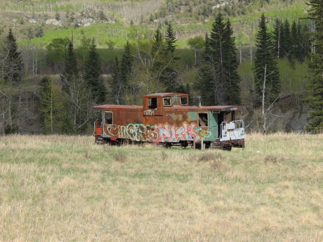 Abandoned caboose