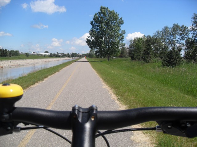 Bike Ride Calgary Canal