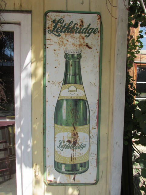 Lethbridge Brewery sign