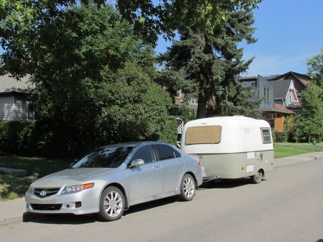 Boler camping trailer