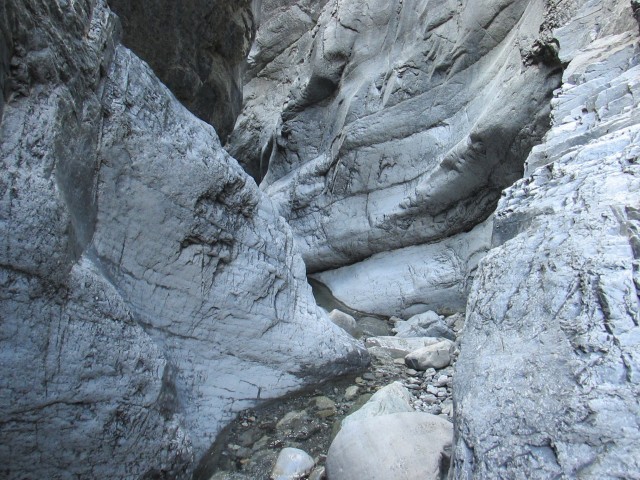 Slot canyon Jura Creek 