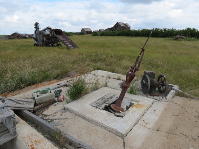Water well and farm yard