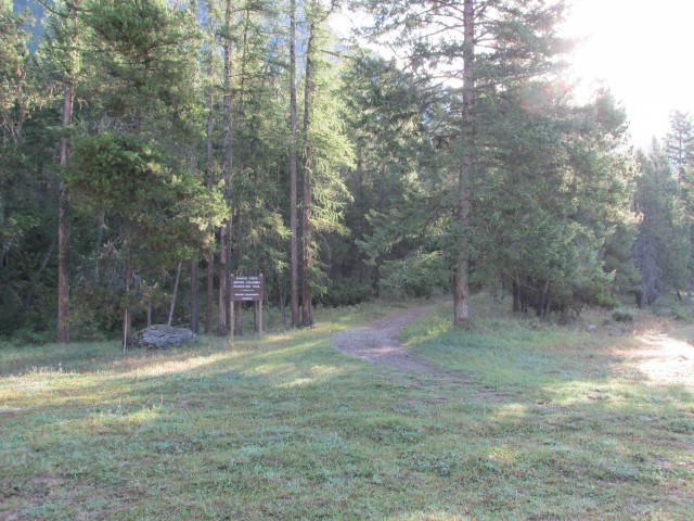 Sunken (Lost) Creek trail
