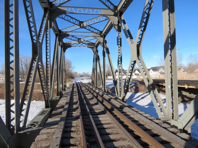 High River train bridge