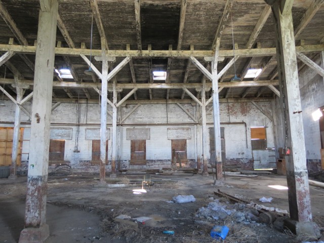 Hanna roundhouse interior