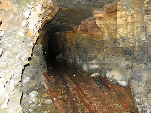 Moyie River mine tunnel