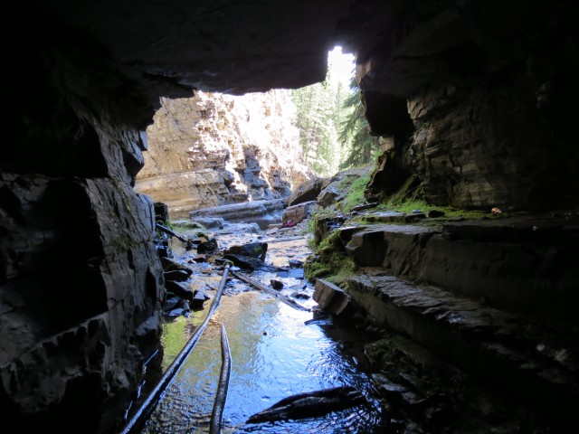 Mine tunnel Moyie River