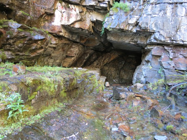 Moyie Falls mine tunnel