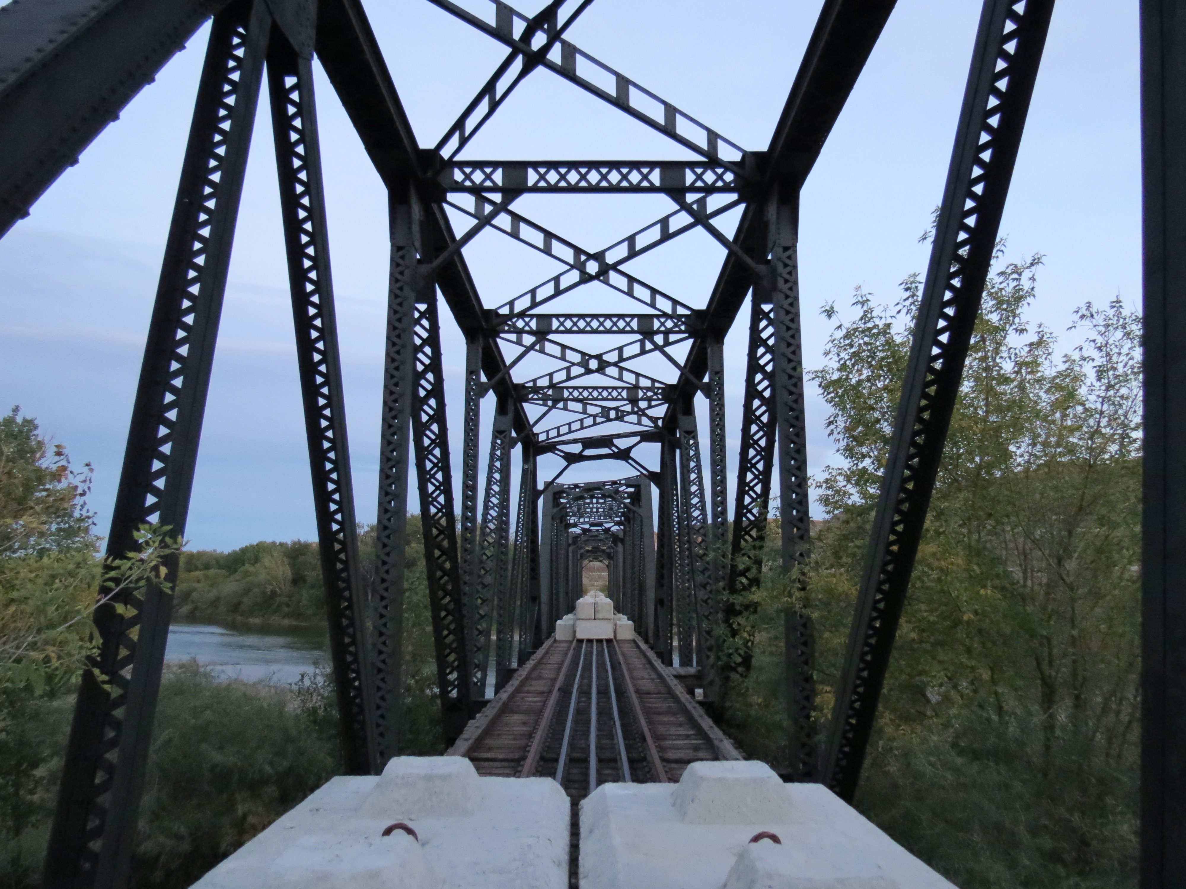 Drumheller train bridge