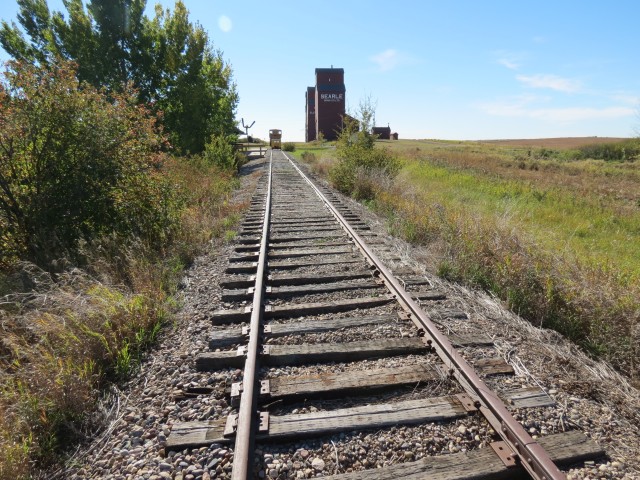 Rowley AB train tracks