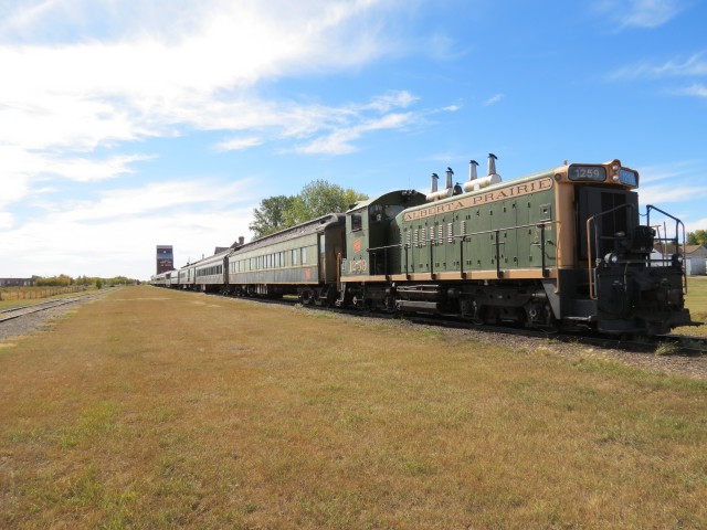 Big Valley Alberta train