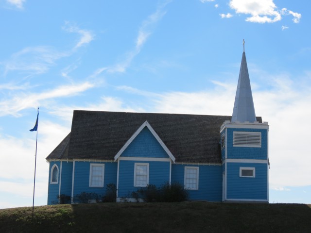 Blue church Big Valley AB