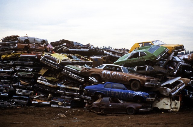 Car scrap yard