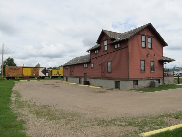 Beiseker Alberta train depot