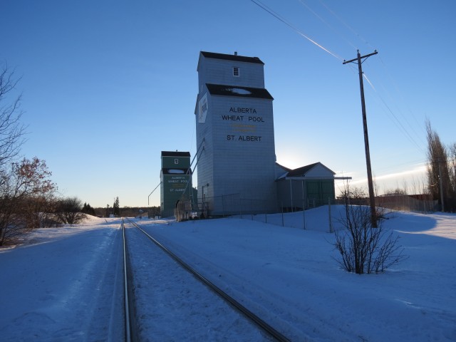 Grain elevators St Albert Alberta
