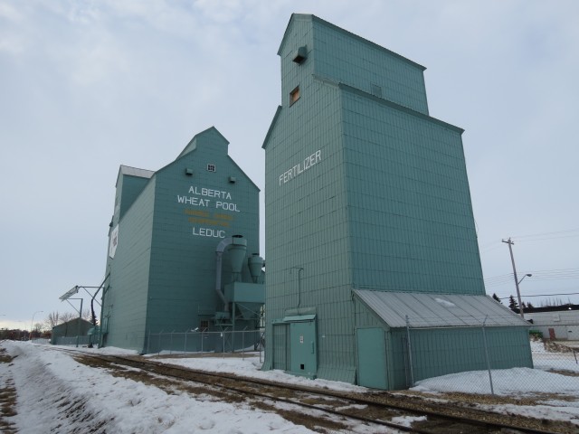 Leduc Alberta grain elvators
