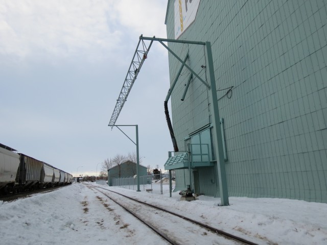 Grain elevator safety line
